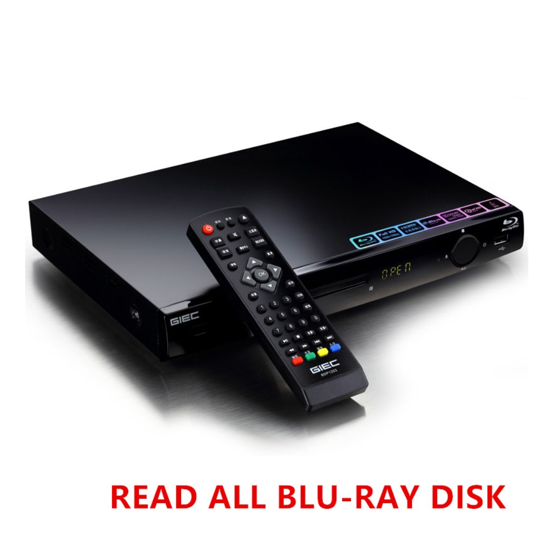 GIEC BluRay Player BDPG3000 (Read All BluRay Disk), Audio, Portable