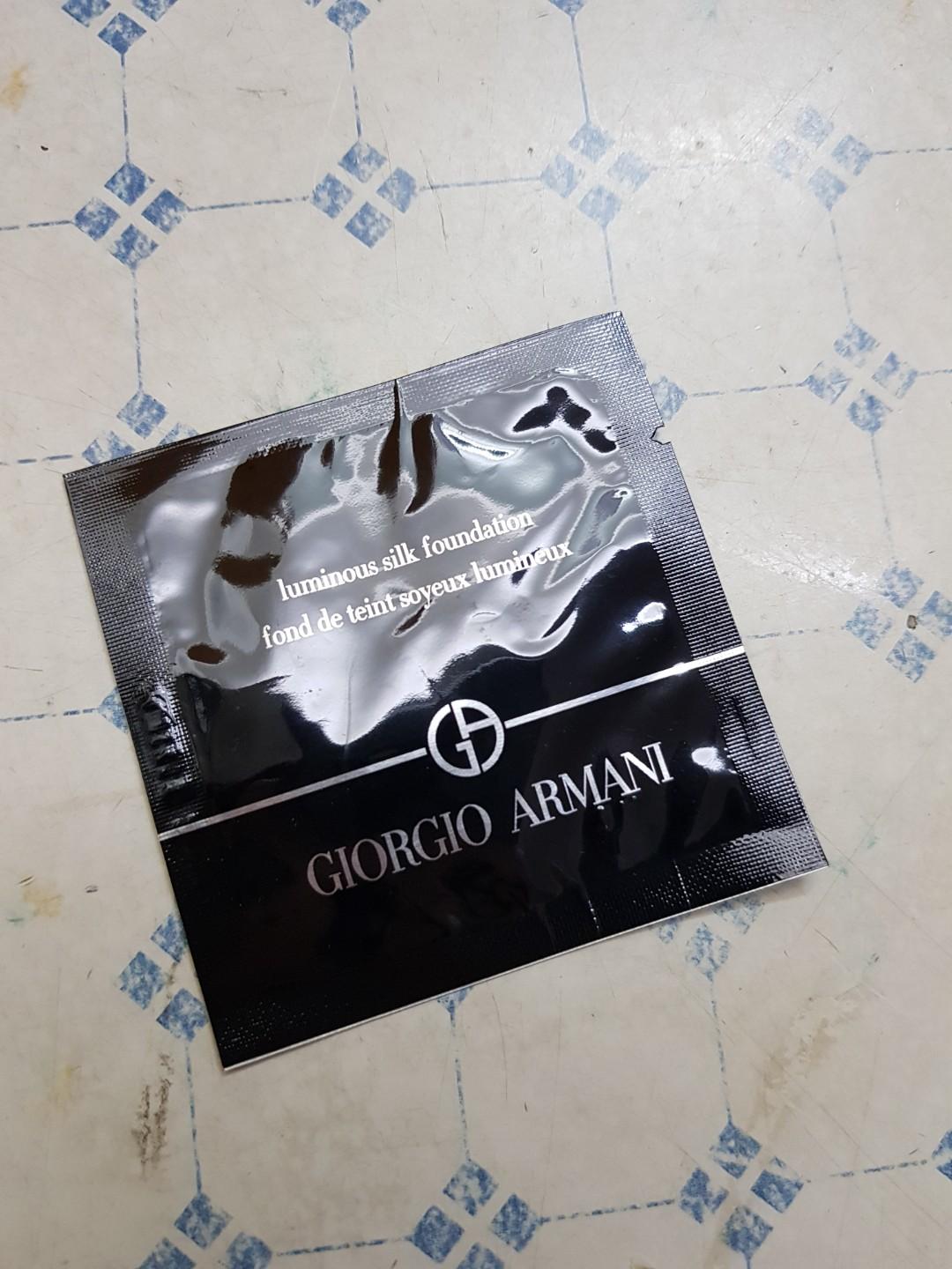 armani foundation sample