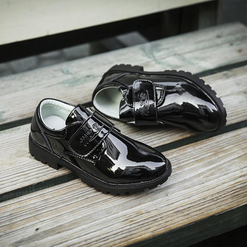 Girls leather top loafers