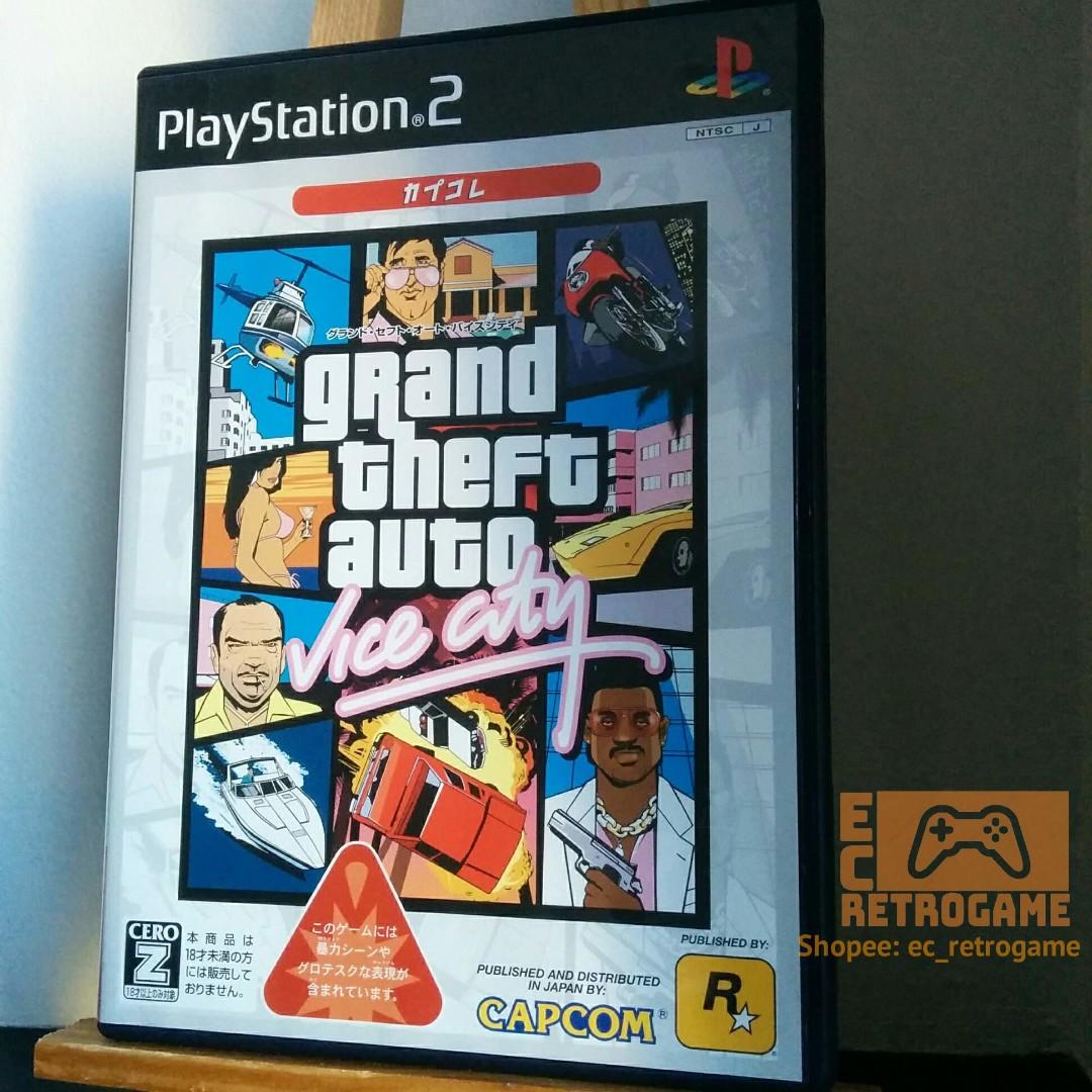 Jogo Playstation 2 Grand Theft Auto Vice City ( GTA ) Original Japonês -  Escorrega o Preço