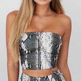 I.AM.GIA Snakeskin Kelsey Bandeau 
