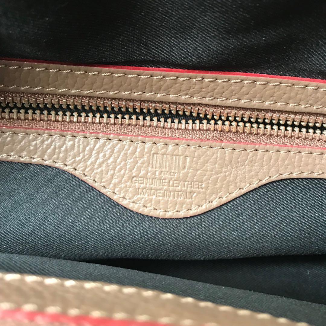 Inniu Italy Two Way Bag (Category: Luxury Bags & Wallets) located in Mandaluyong City. Submitted by marceditems (Listing ID 207885799, Image 2). Description: You can search for the brand Inniu. Leather is made in Italy.