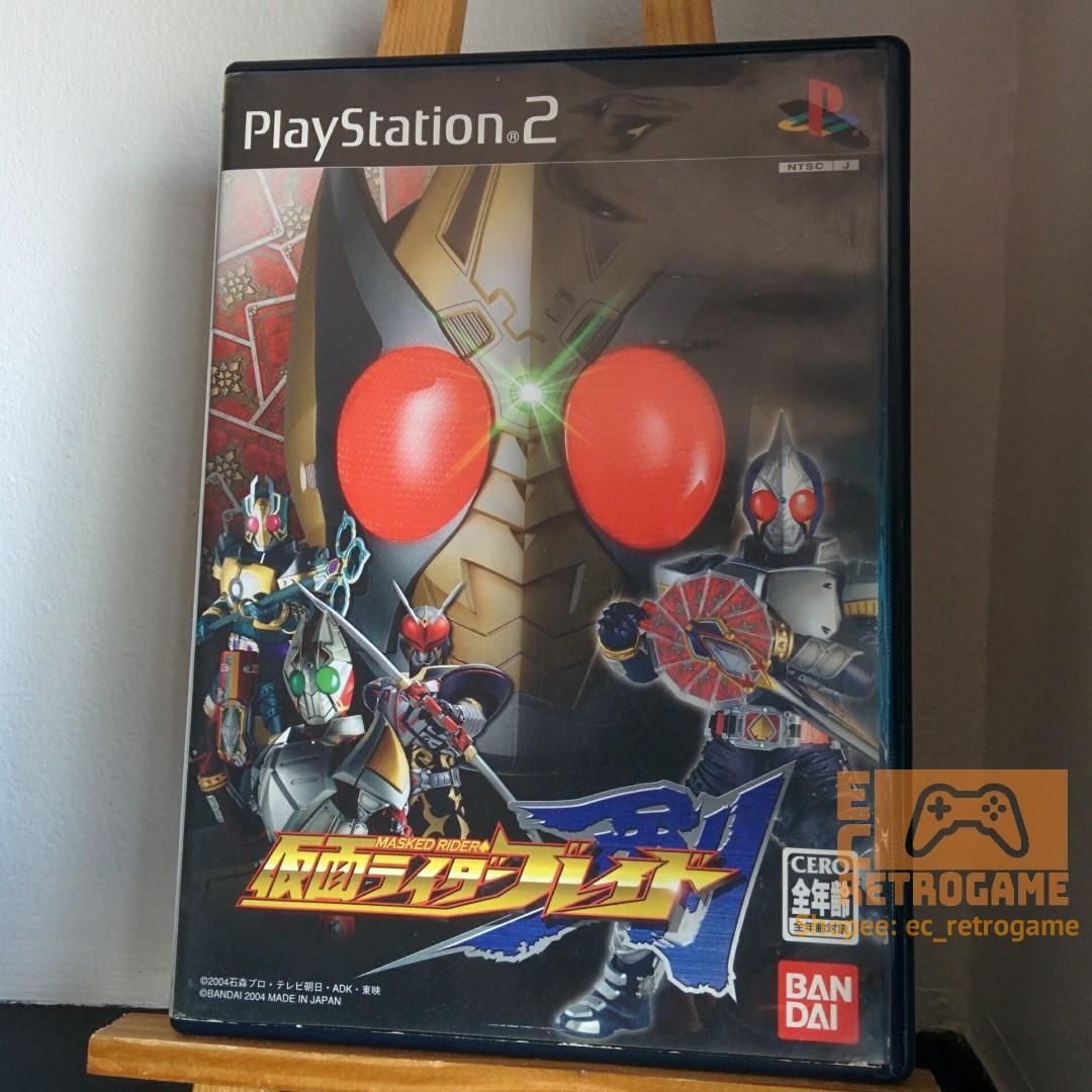 Kamen Rider Blade Original Ntsc J Playstation 2 Ps2 Game Video Gaming Video Games On Carousell