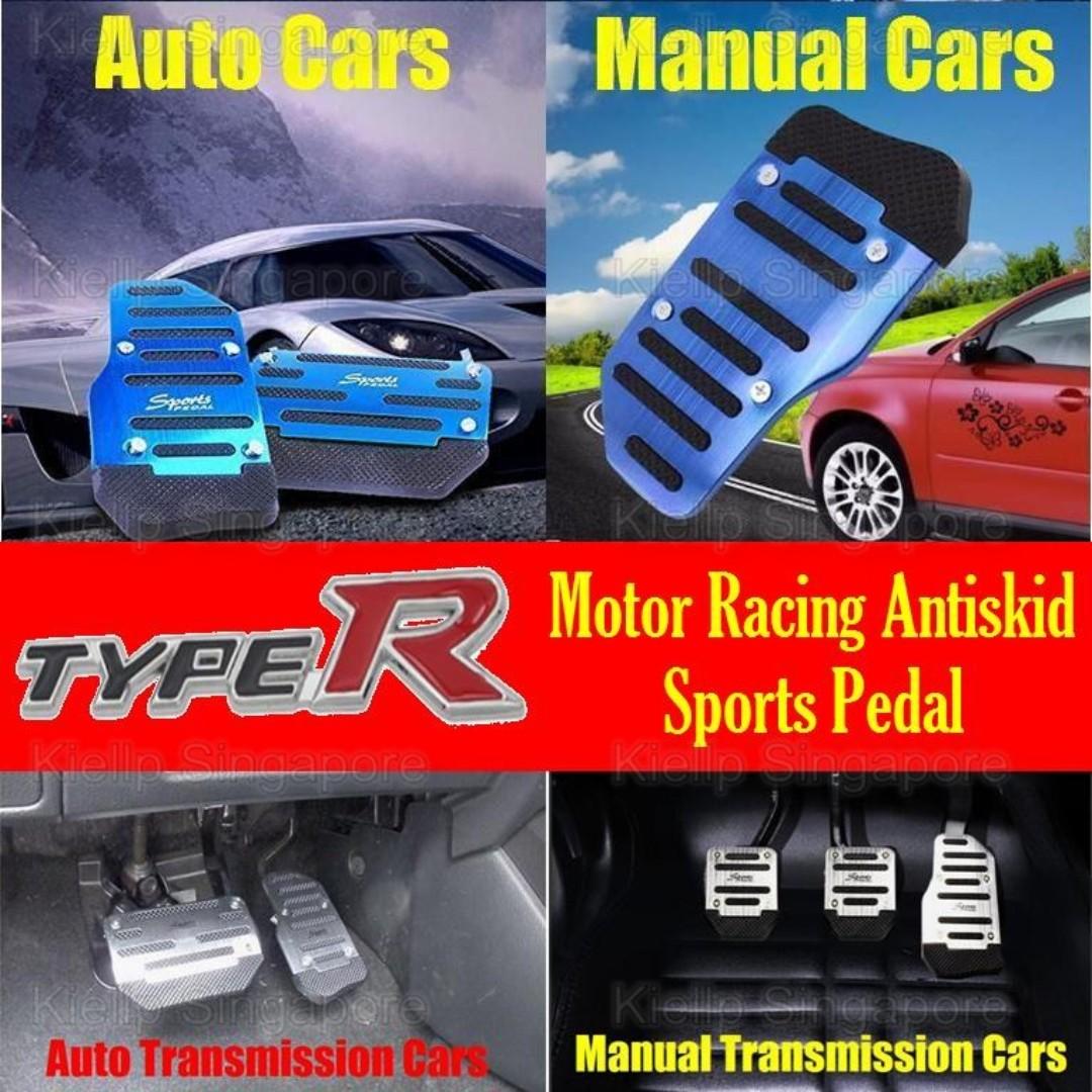 Kibot Type R Inspired Racing Sport Universal Aluminum Anti Skid