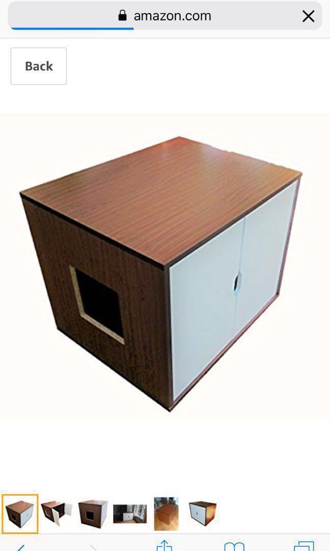 Large Cat Litter Box Cabinet Not Ensemble Yet Urgent Sale Pet Supplies For Small Animals Pet Accessories On Carousell