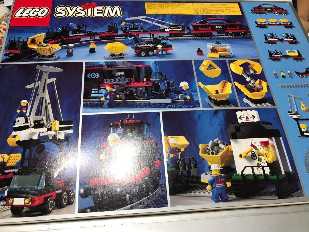 LEGO 4565 9V Freight And Crane Railway Train Brand New Hobbies