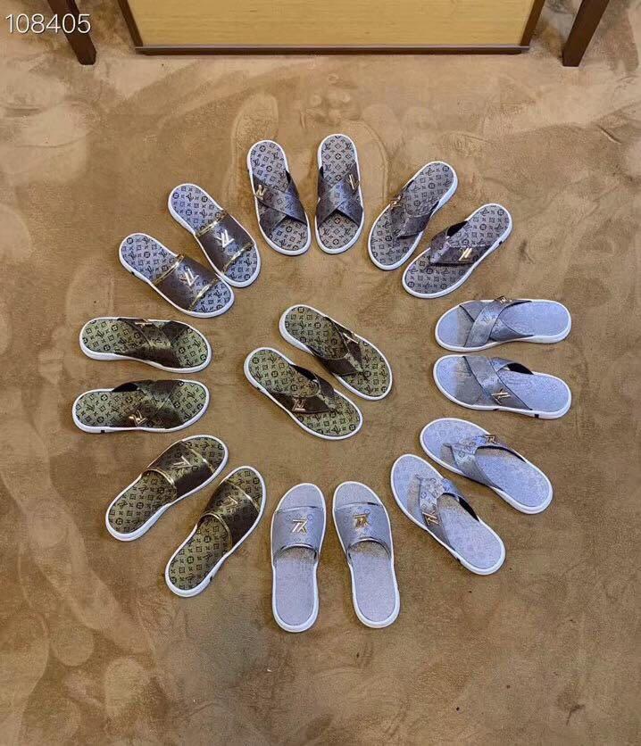 Louis Vuitton Men Slippers (Category: Luxury Apparel) located in Manila. Submitted by mylittlewardrobe88 (Listing ID 207869600, Image 1). Description: .