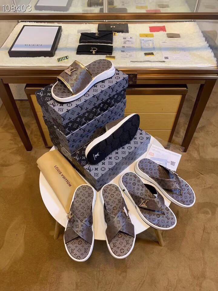 Louis Vuitton Men Slippers (Category: Luxury Apparel) located in Manila. Submitted by mylittlewardrobe88 (Listing ID 207869600, Image 3). Description: .