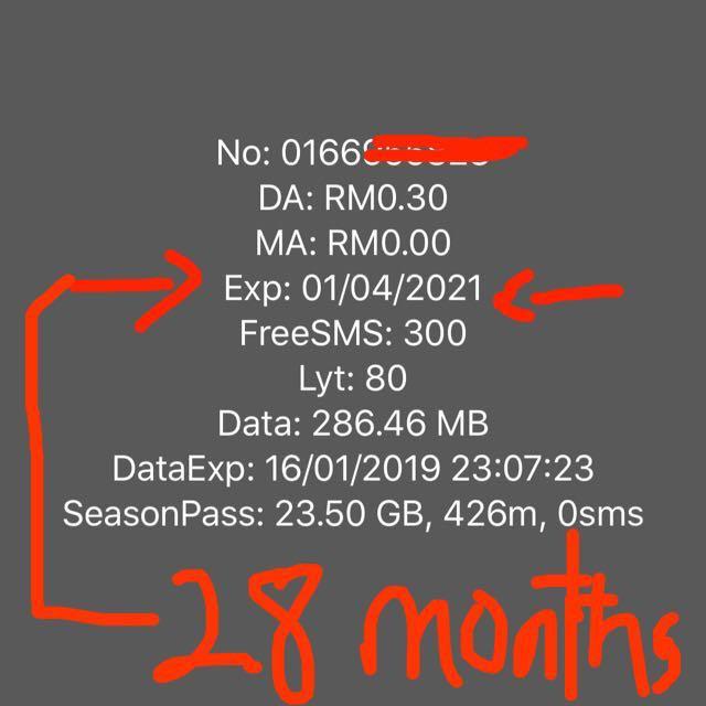 Malaysia Sim Card Prepaid Card Vip Number Celcom Mobile Phones Tablets Mobile Tablet Accessories Mobile Accessories On Carousell