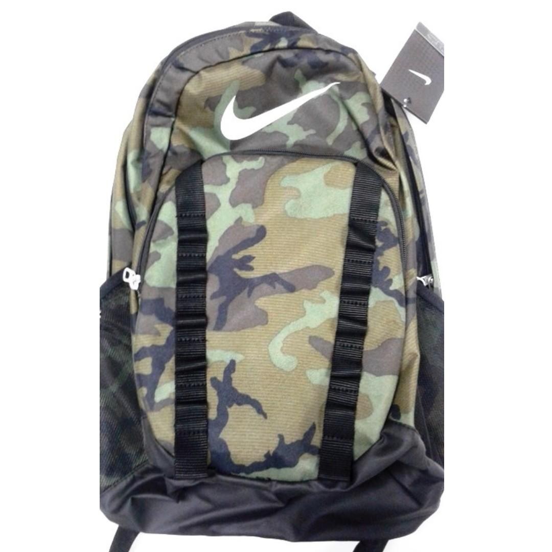 nike brasilia backpack camo