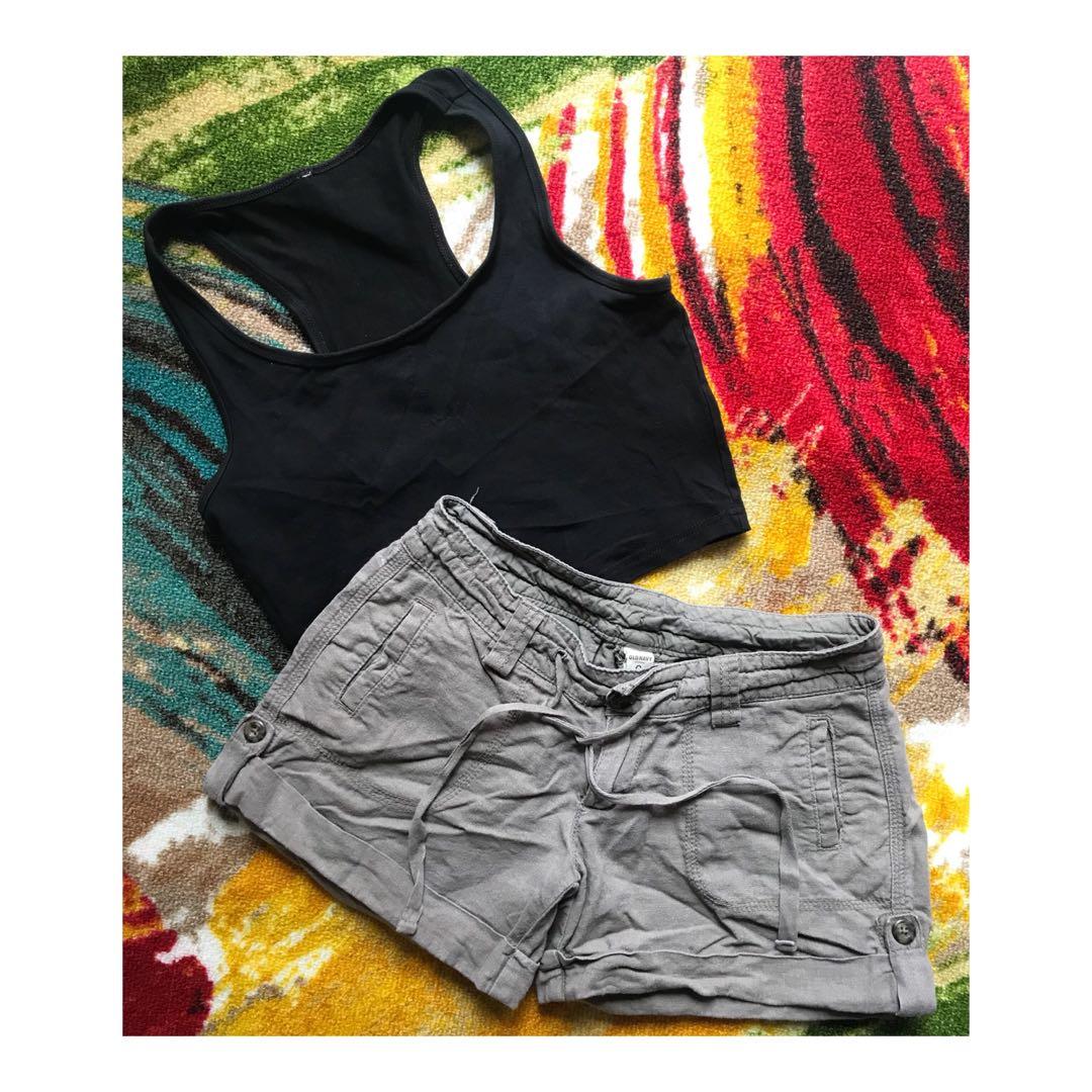 Old Navy Khaki Shorts Women S Fashion Clothes Pants Jeans Shorts On Carousell