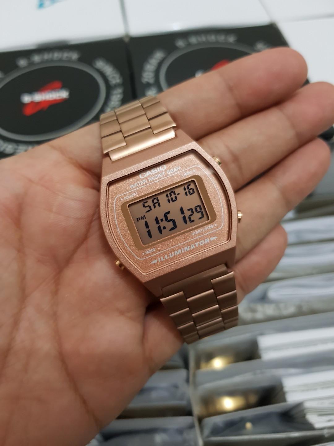 Original Casio Digital Rose Watch B640WC-5A, Women's Fashion, Watches & Accessories, on Carousell