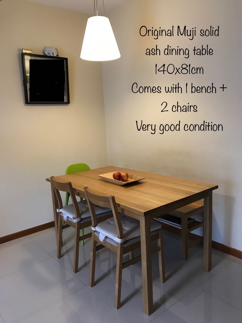 Original Muji Dining Set Furniture Home Living Furniture Tables Sets On Carousell