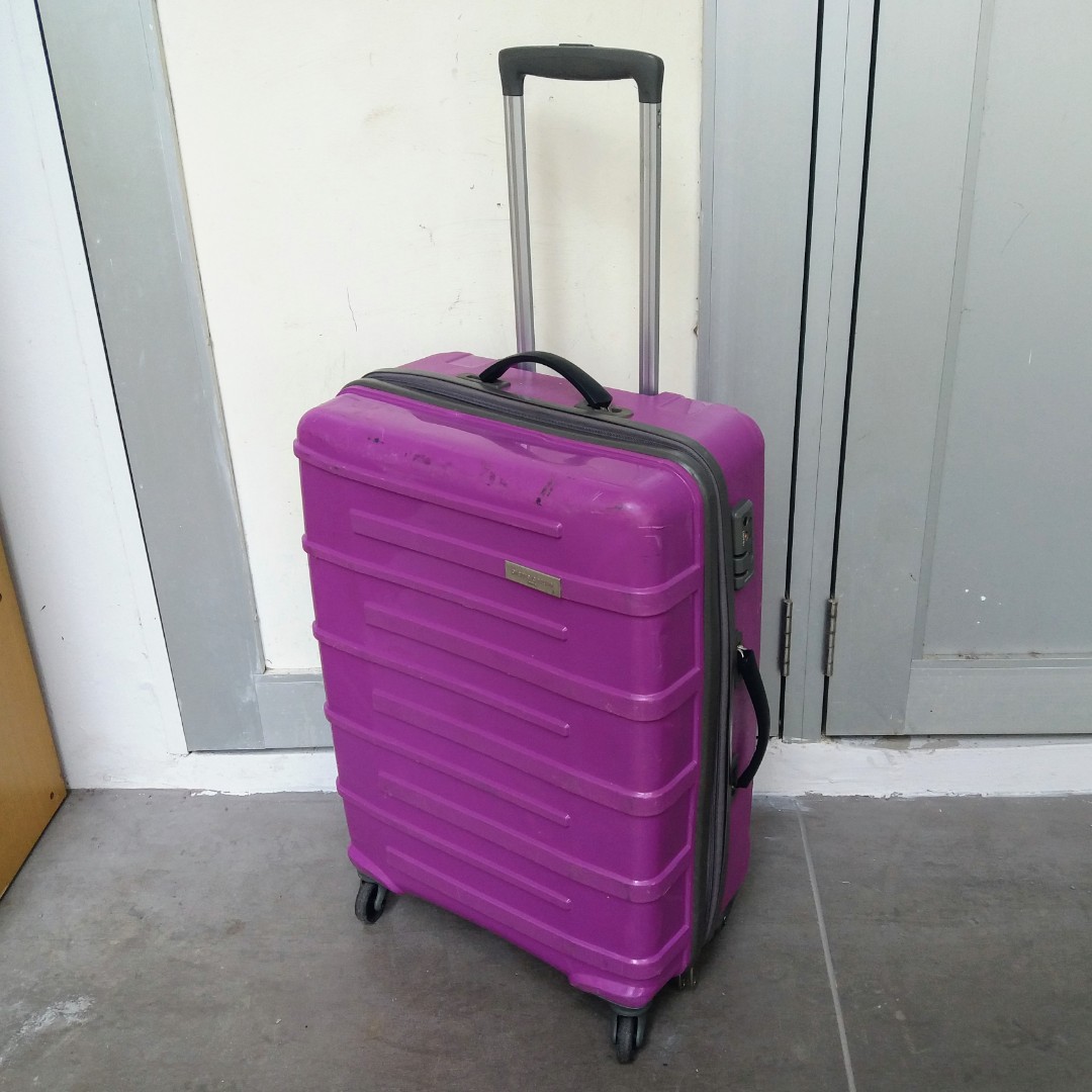 Pierre Cardin 25" spin 4 wheel luggage case, Hobbies & Toys, Travel