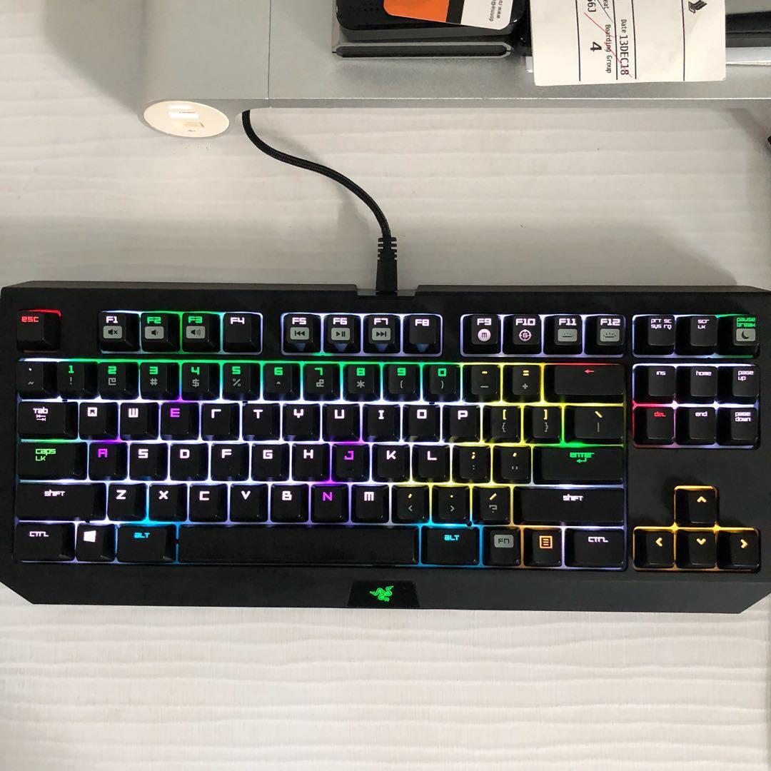 Razer Blackwidow Chroma Tournament Edition Orange Switch V1, Computers & Tech, Parts