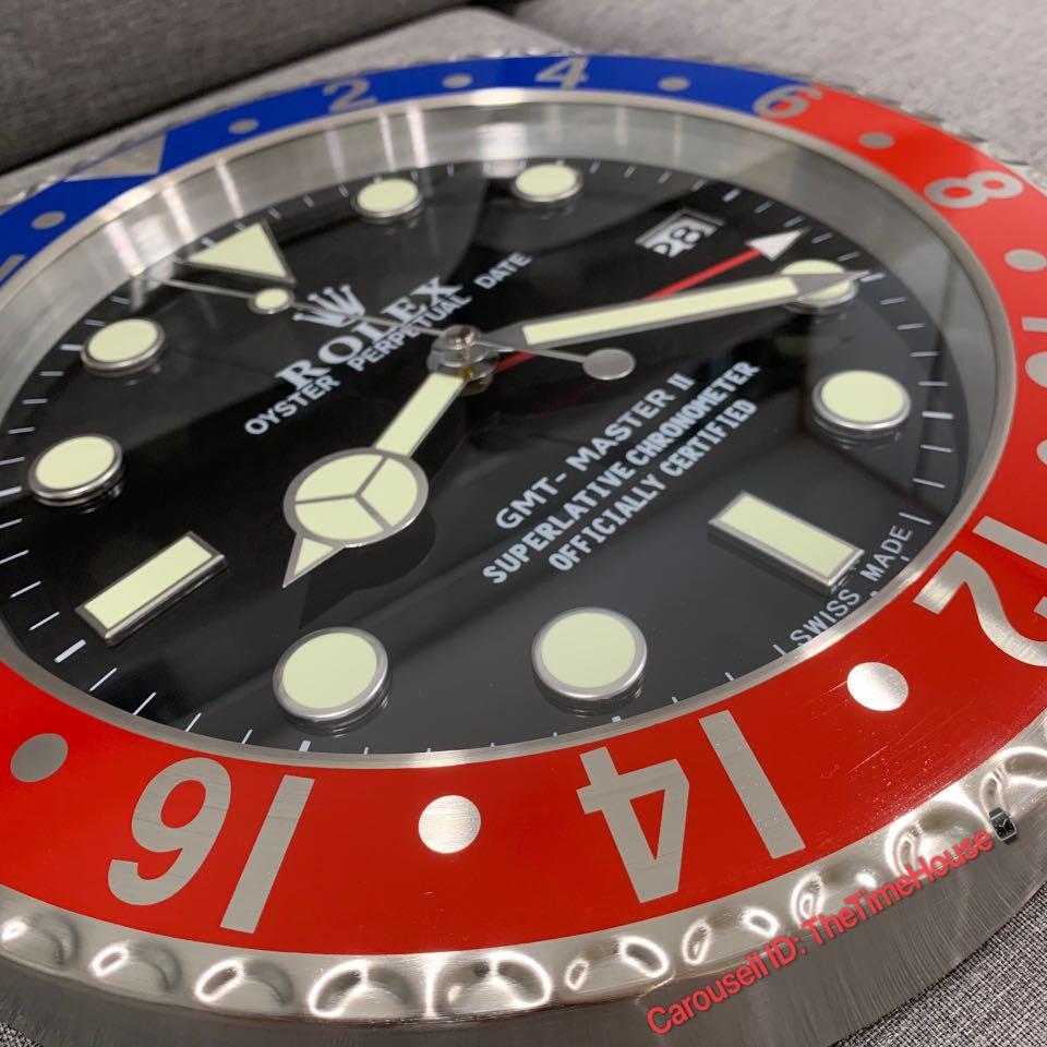 Rolex pepsi deals wall clock