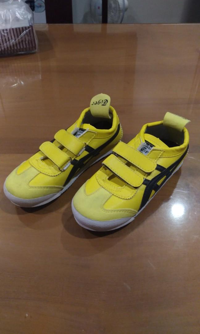 Sepatu Tiger Onitsuka kuning size 25 