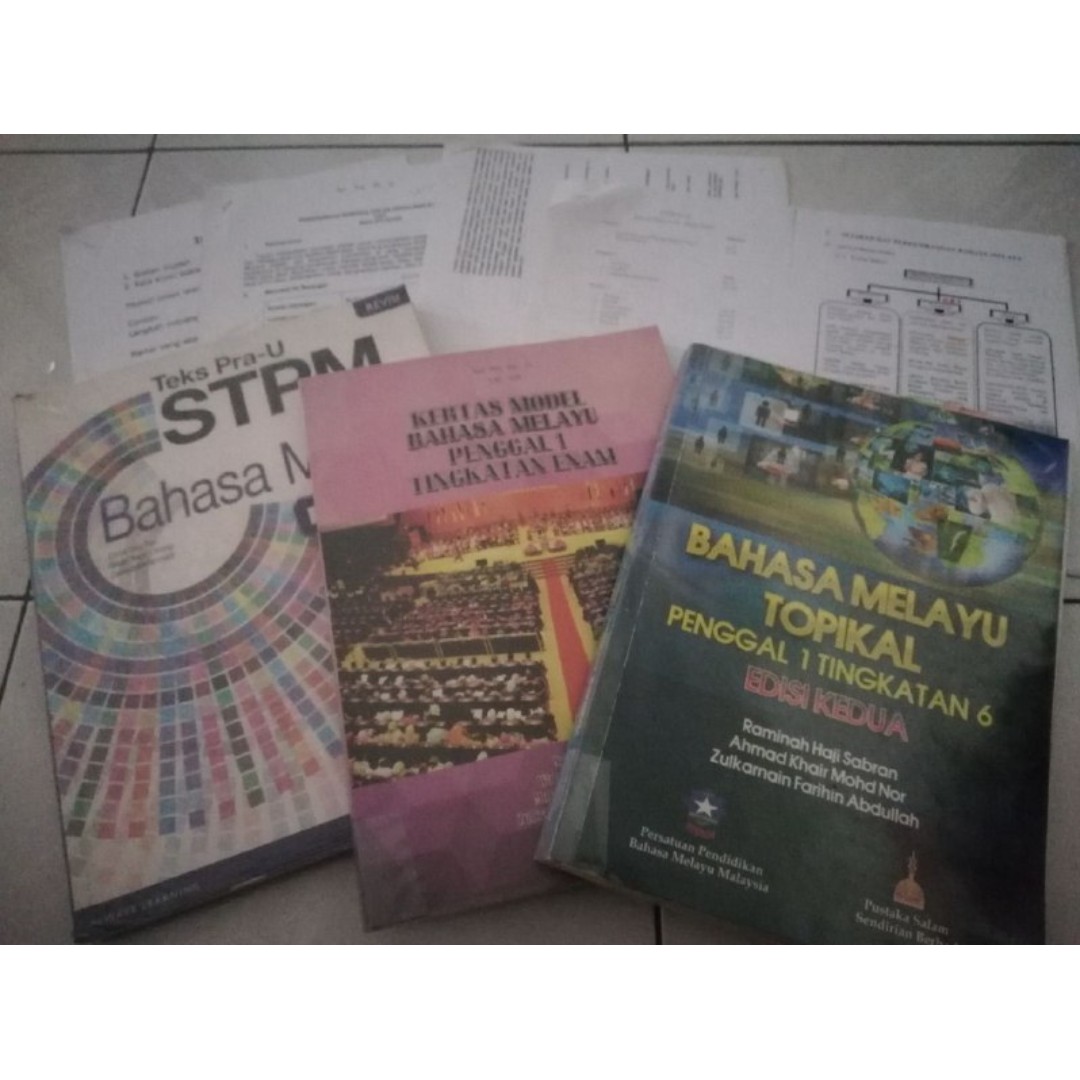 Set Bahasa Melayu Tingkatan 6 Penggal 1 Textbooks On Carousell