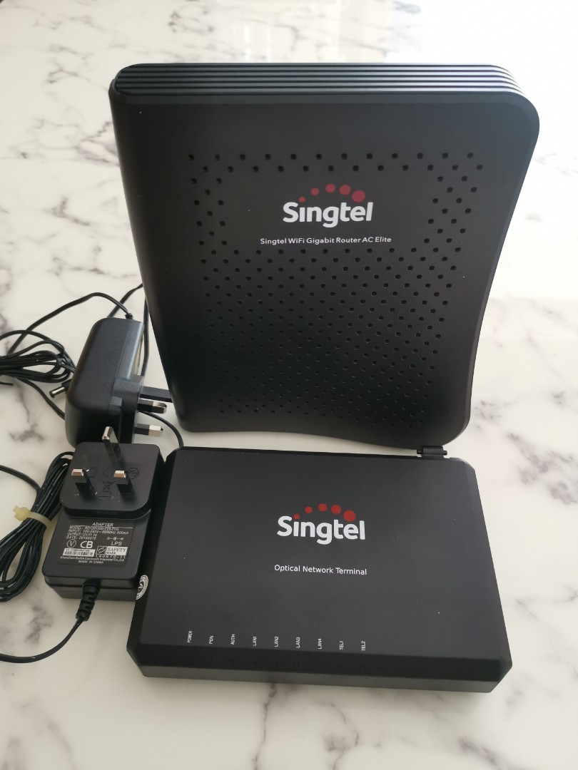 Singtel Wifi Gigabit Ac Router Optical Network Terminal Electronics Others On Carousell