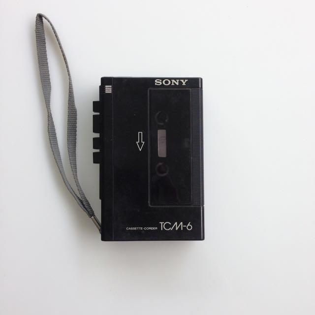 Sony TCM6 Cassette Player & Recorder Working Condition