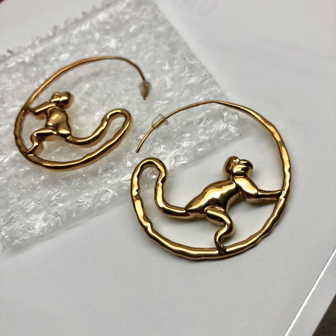 tory burch monkey earrings