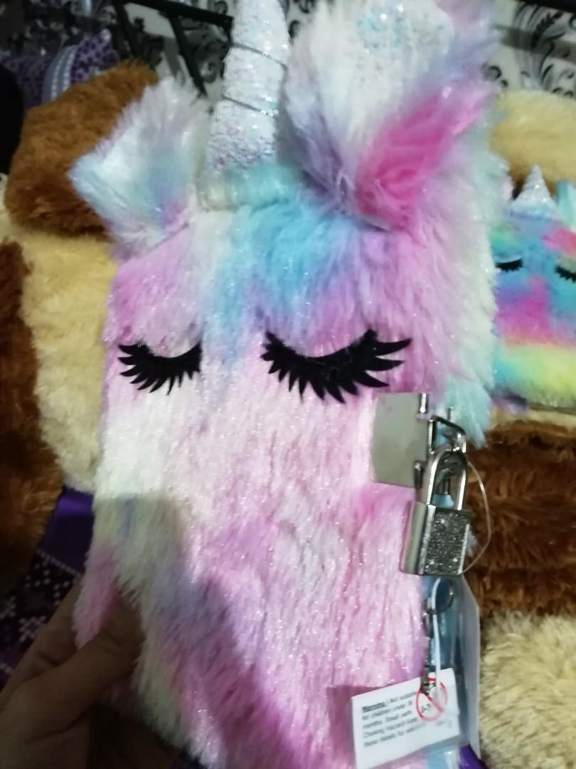 Unicorn Diary With Lock Buku Alat Tulis Alat Tulis Di Carousell