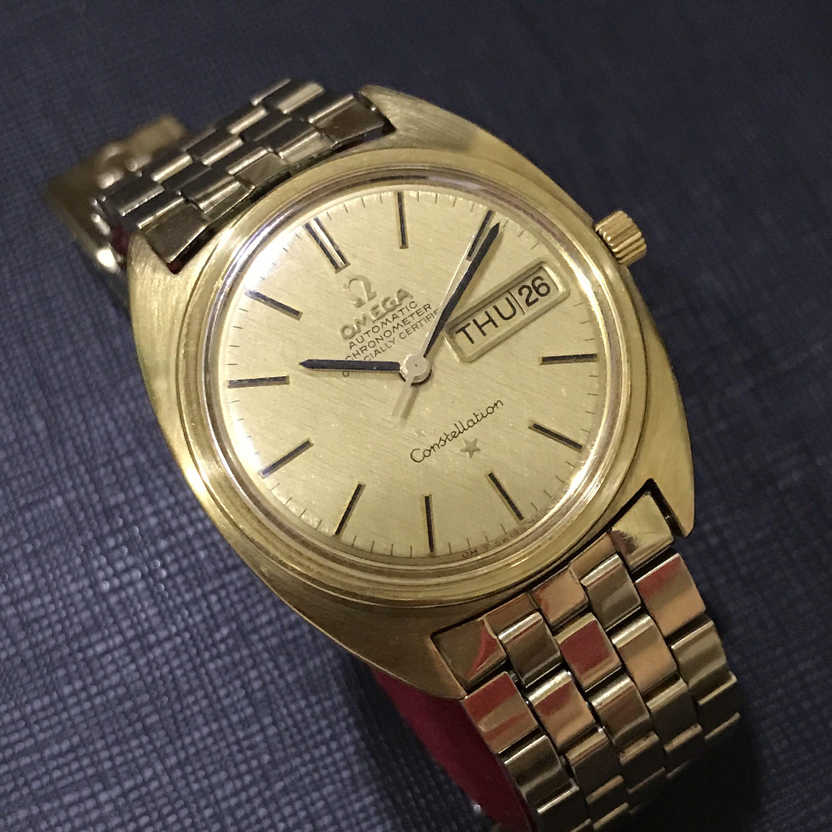 omega constellation chronometer vintage