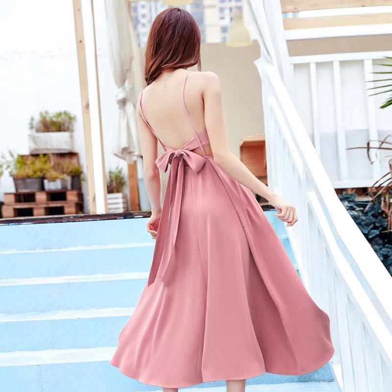 girls long flowy dress