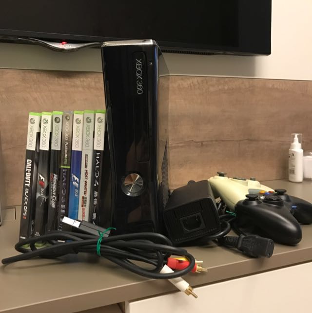Xbox 360 Slim 250gb Toys Games Video Gaming Consoles On Carousell