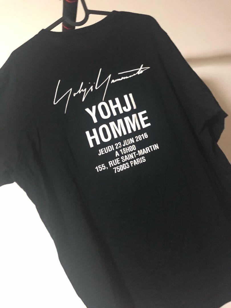 即購入OK yohji yamamoto staff teeTシャツ/カットソー(半袖/袖なし ...