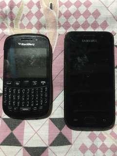 Samsung Galaxy SL & BlackBerry Curve 9220