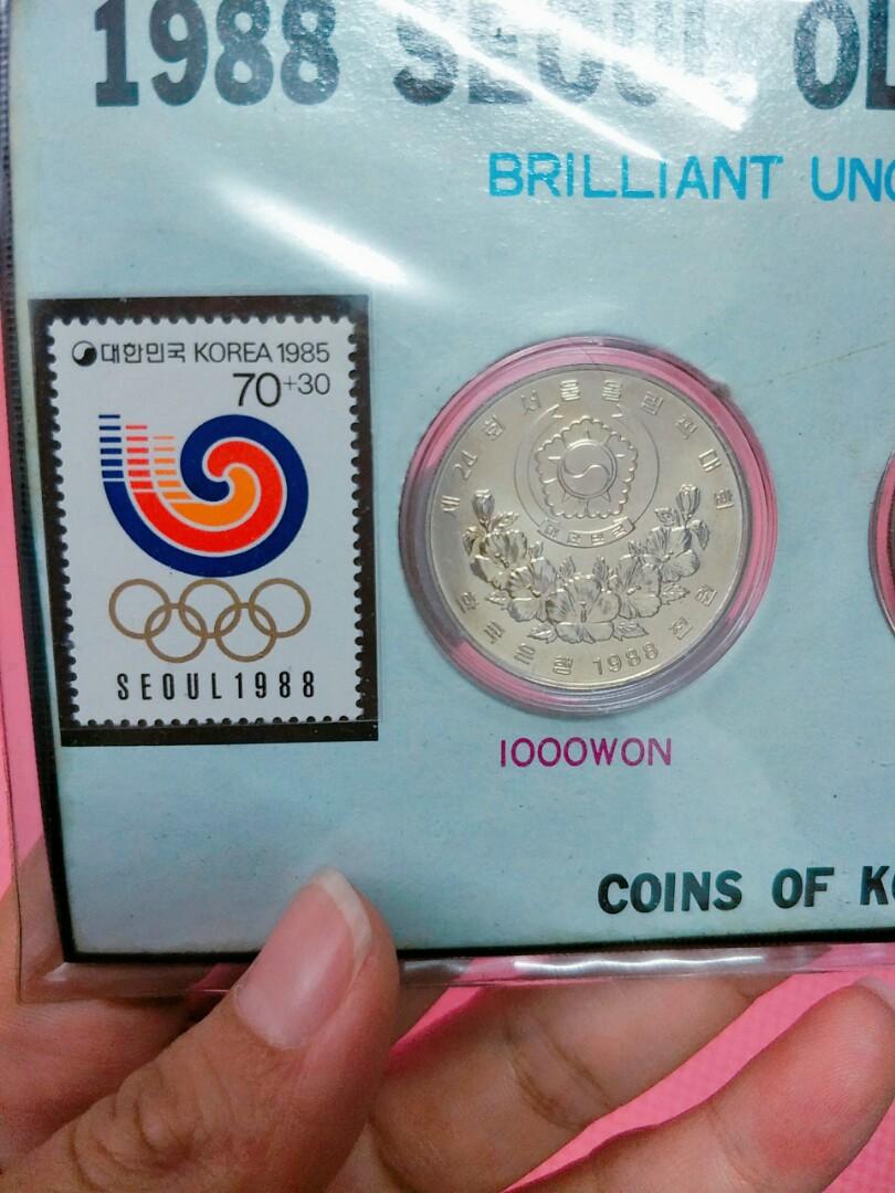 1988【韓國】奧運紀念幣一組