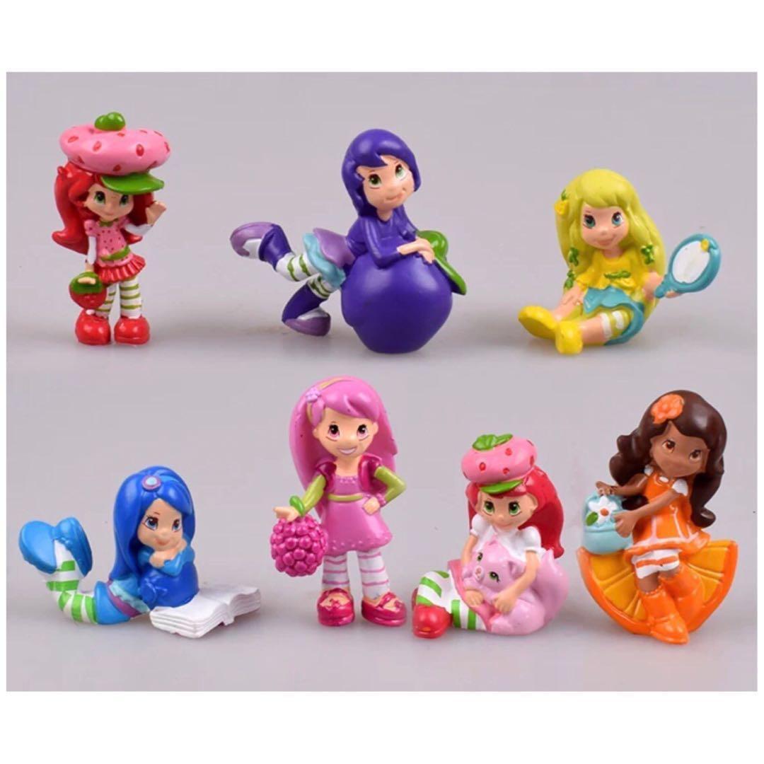 Strawberry shortcake figurines for cakes discount
