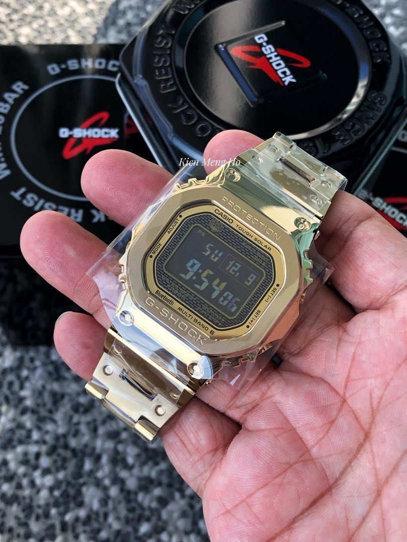 Casio g shock gmw top b5000 gold