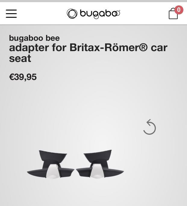 Bugaboo britax 2025 adaptor
