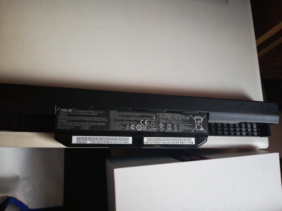 Asus A32 K53 Battery Pack Electronics Computer Parts Accessories On Carousell