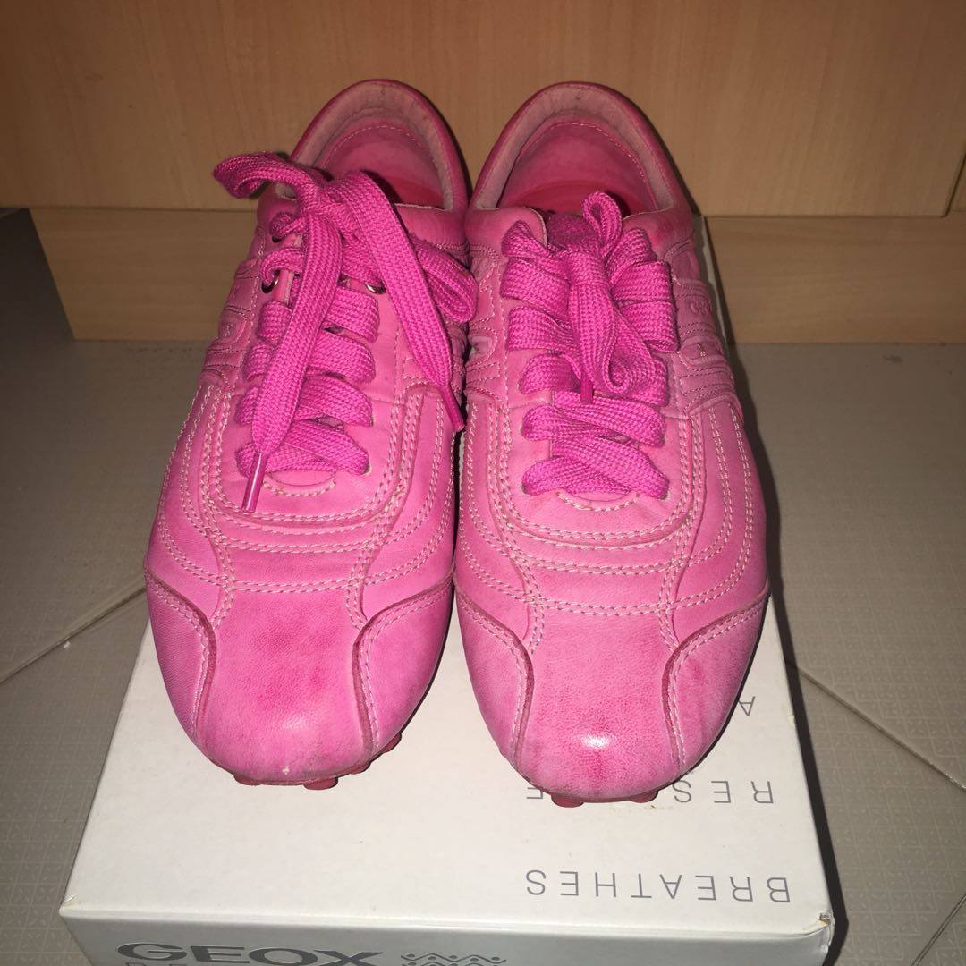 geox pink sneakers