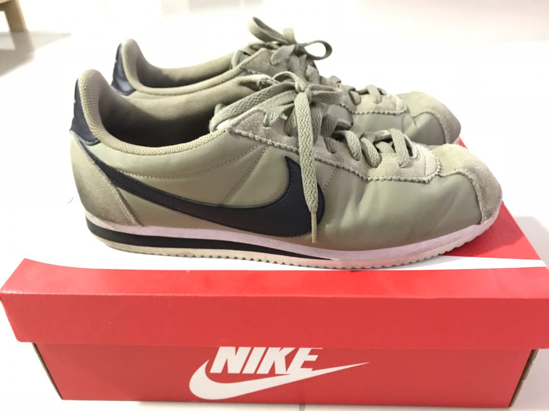 Authentic Nike Classic Cortez Nylon olive green Men s Fashion