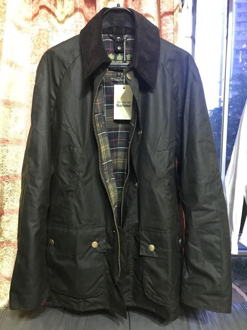 barbour ashby wax jacket green
