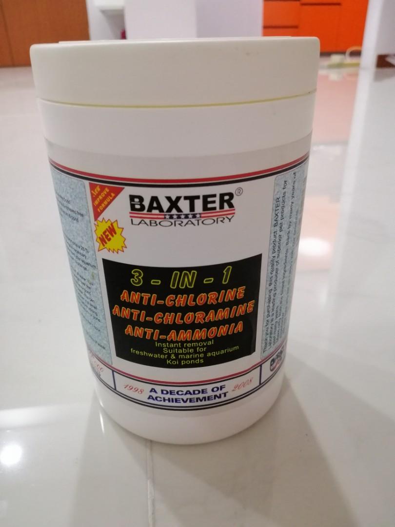 Baxter 3in1 AntiChlorine/Chloramine/Ammonia, Pet Supplies, Homes