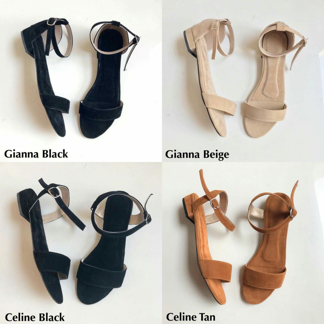 Block heels 1 inch top