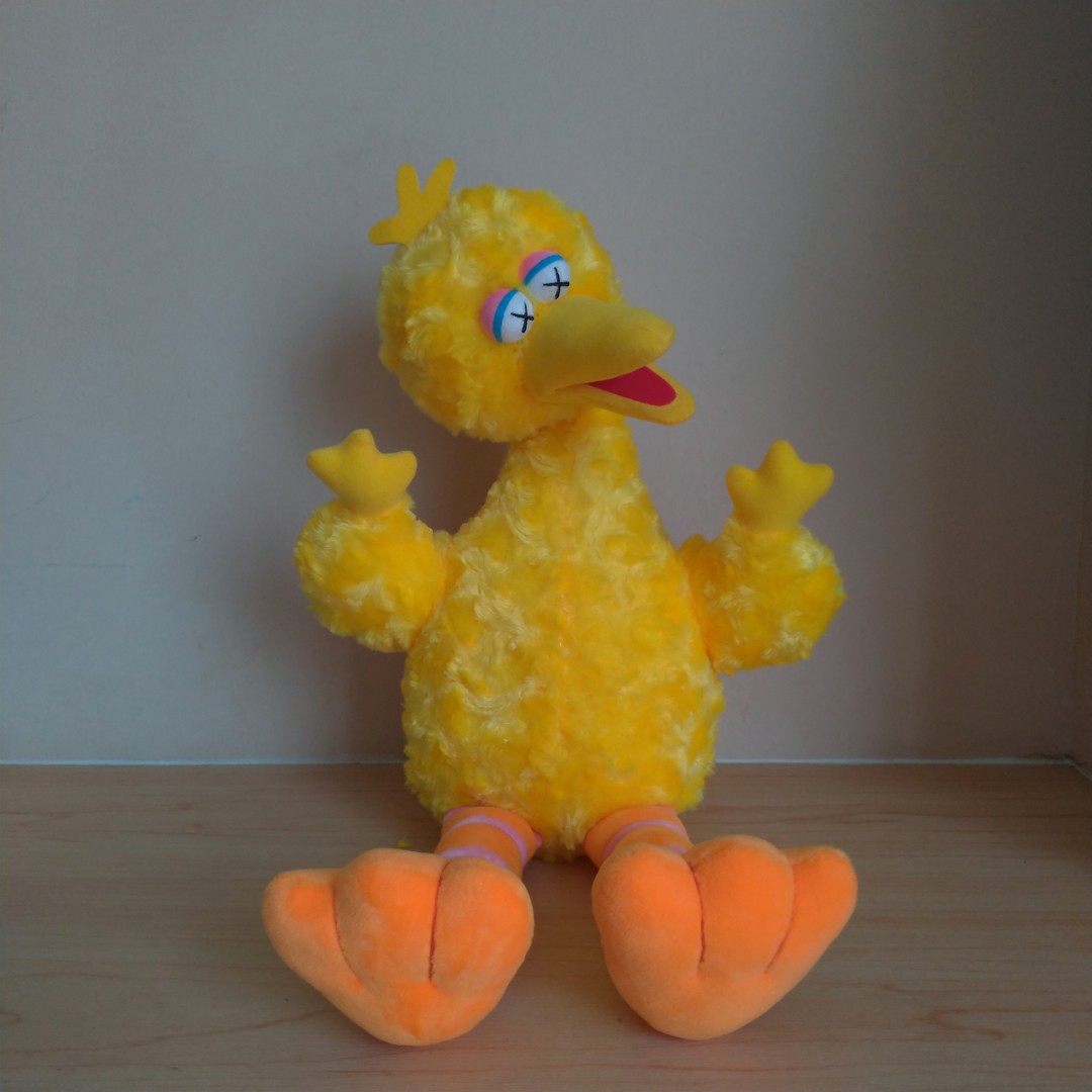 big bird kaws plush