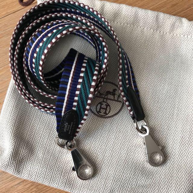 Hermes deals canvas strap