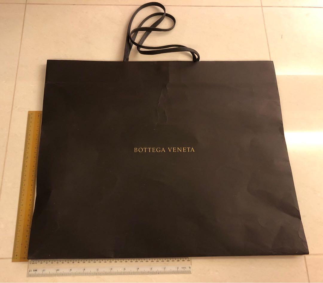 Bottega Veneta Paper Bag, Luxury, Bags & Wallets on Carousell