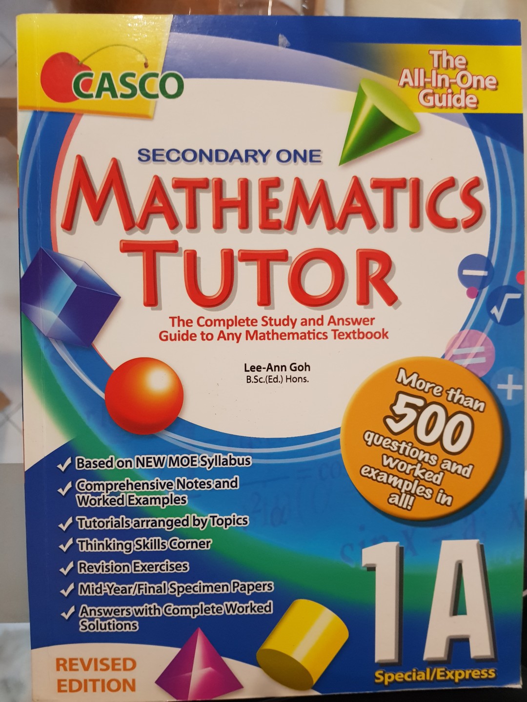 Casco Mathematics Tutor 1a Workbook Books Stationery Textbooks