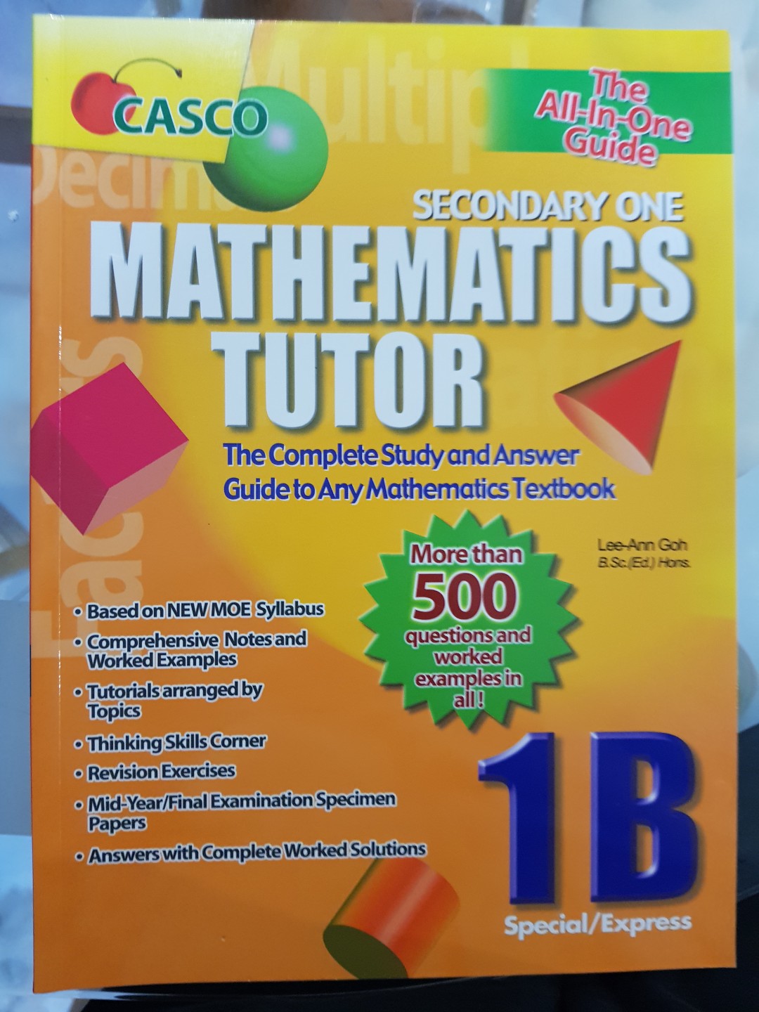 Casco Mathematics Tutor Workbook 1b Books Stationery Textbooks