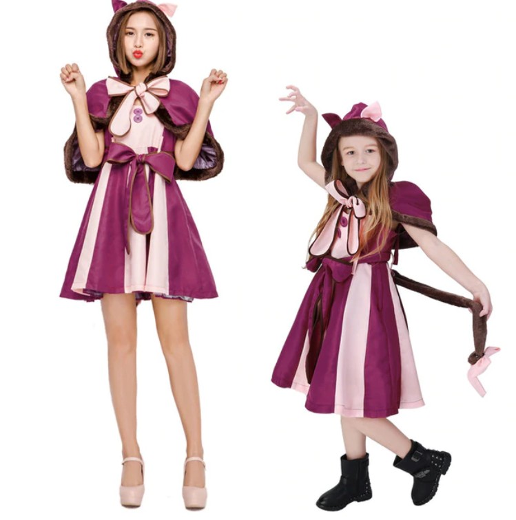 Cheshire Cat Costume For Adult Easy To Wear Women S Fashion