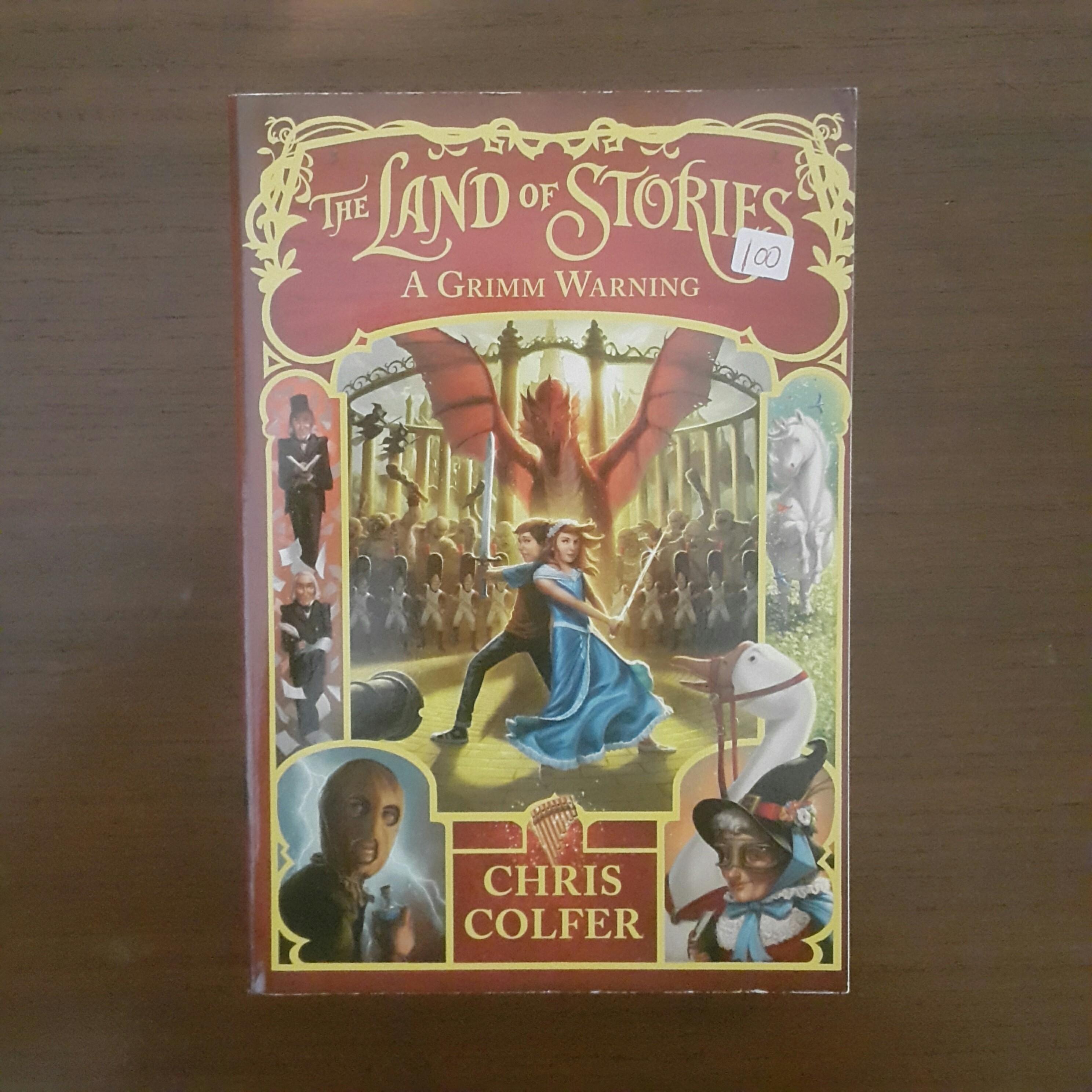 Chris Colfer The Land of Stories A Grimm Warning, Buku & Alat Tulis