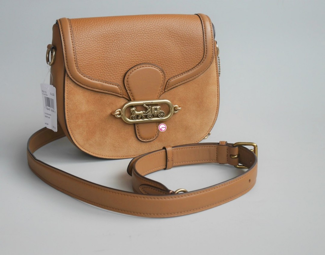 Coach elle saddle bag top