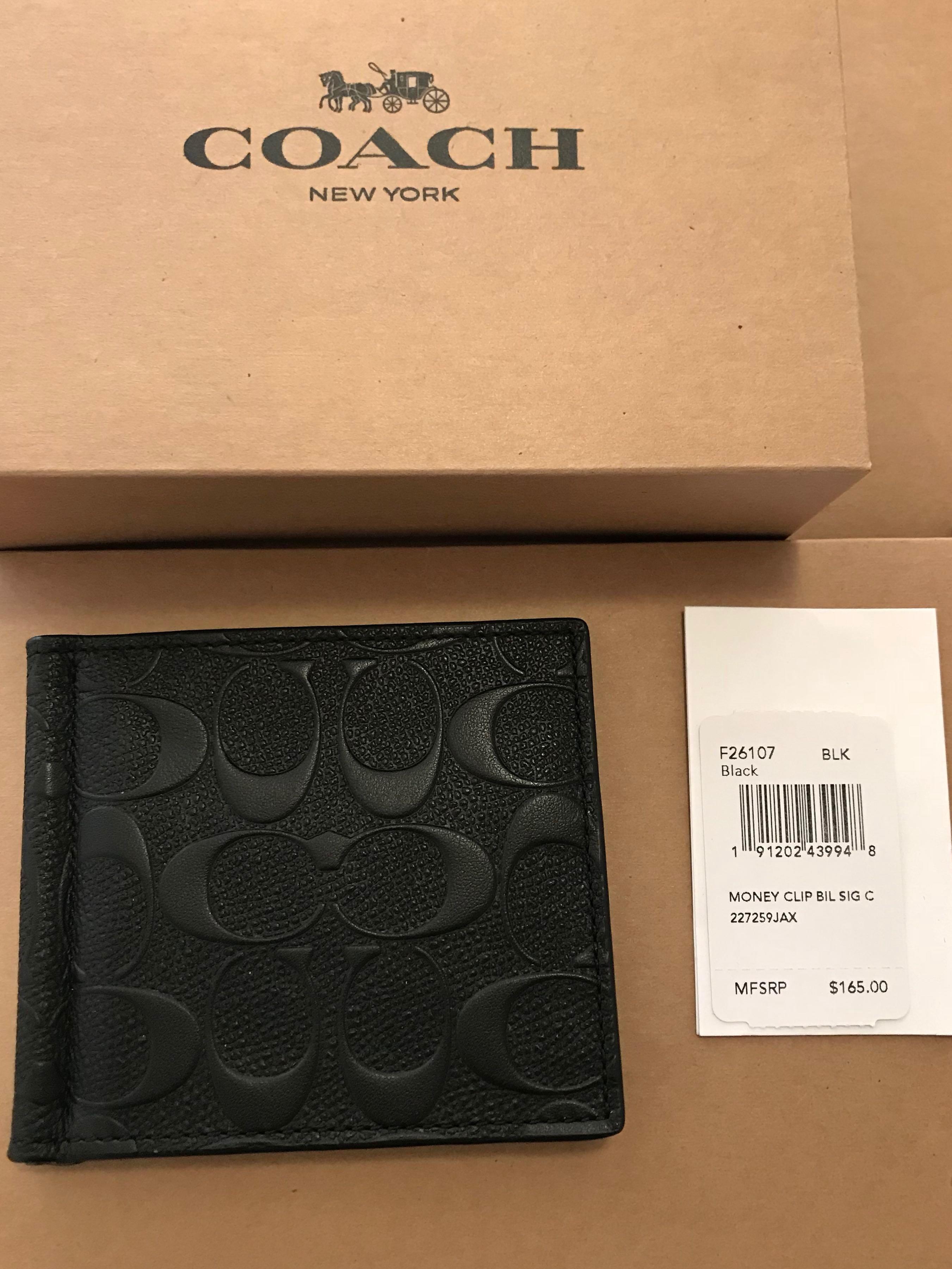 Coach wallet hot sale men singapore